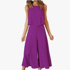 Roylamp 2-piece crop tank and split midi skirt